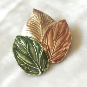 Leaves Brooch